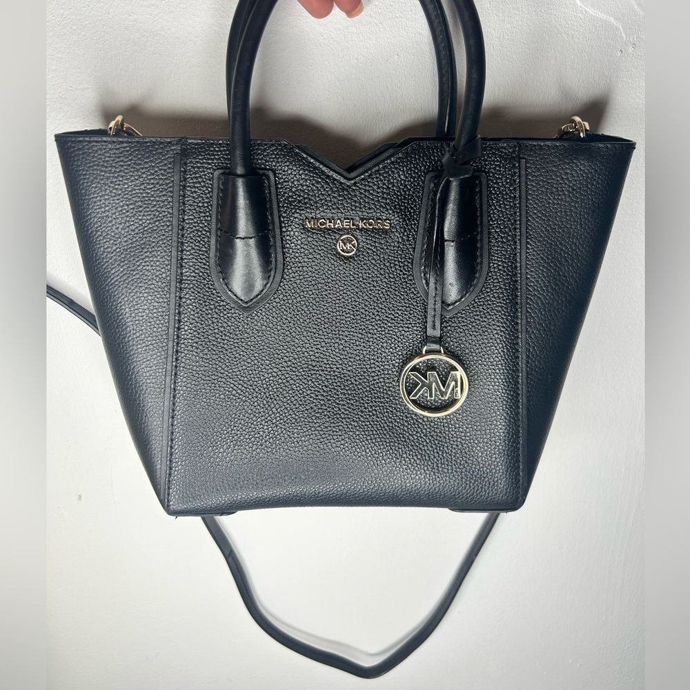 Black Michael Kors Medium Size Crossbody Tote bag